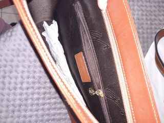 Borsa in pelle GENNY marrone