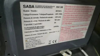 Microondas SABA Negro