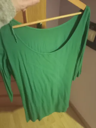 Vestido verde Mango Talla M