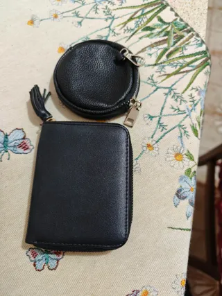 Borsetta vera pelle cuoio marrone