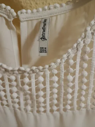Blusa Stradivarius Blanca