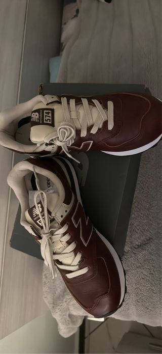 New Balance 574 Beige/Marrone Donna