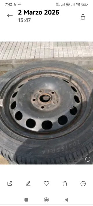 4 Ruedas Neumaticos Invierno WV Touran 