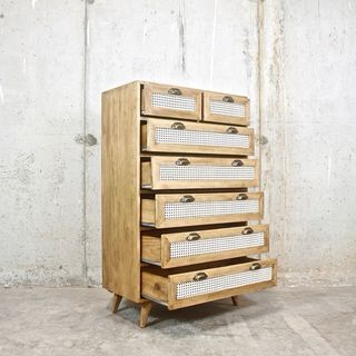 MUEBLE COMODA CAJONERA MIMBRE A MEDIDA