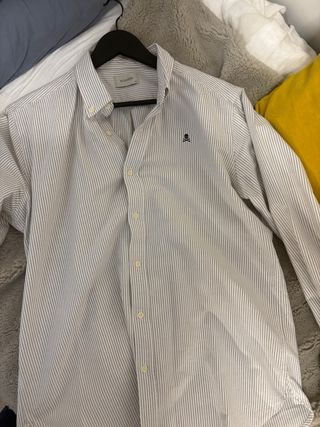 Camisa Scalpers Rayas Gris Talla 42