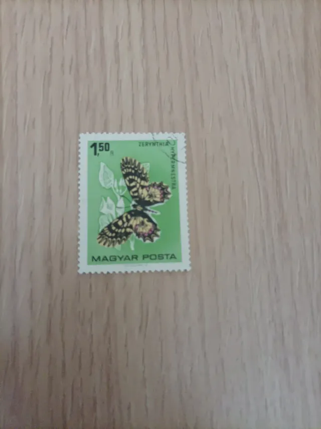Sellos Hungría Magyar Posta Mariposas