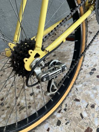Bicicleta Montaña Vintage Amarillo/Rosa