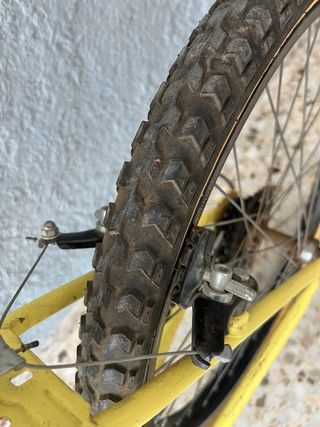 Bicicleta Montaña Vintage Amarillo/Rosa
