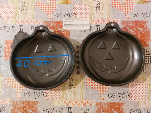 Set 2 Stampini Forno Halloween Zucca