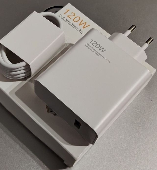 120W Cargador Compartible con Xiaomi + Cable USB C