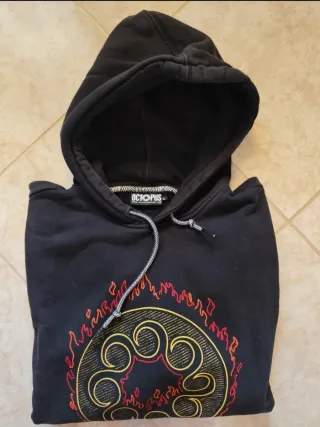 Felpa Octopus Nera con Grafica