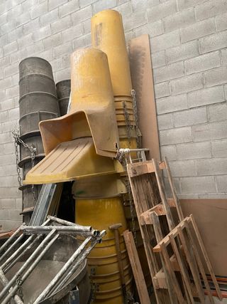 Tubo escombro (bajante) para obra