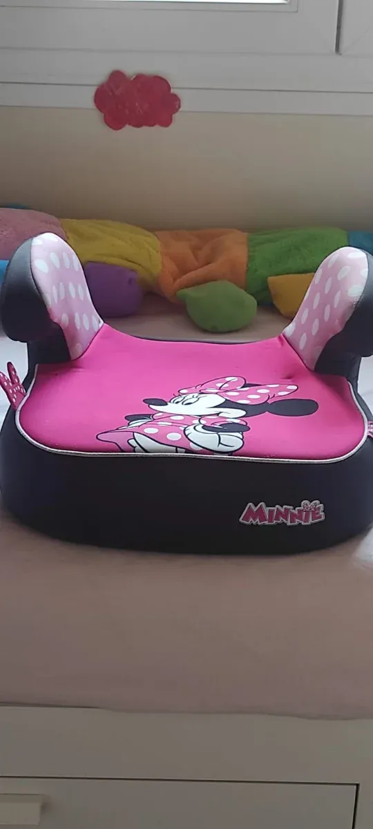 Alzador Coche Minnie Mouse Rosa