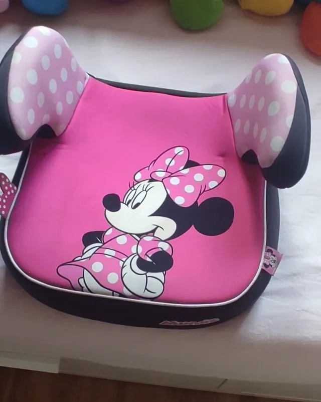 Alzador Coche Minnie Mouse Rosa