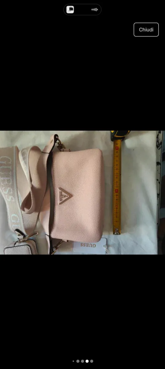 Borsa tracolla Guess originale rosa