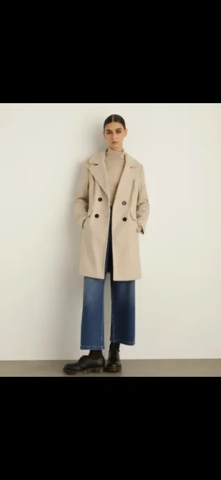 Abrigo Fórmula Joven Beige Mujer