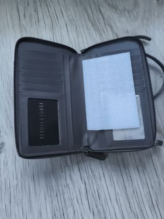 Monedero Cartera movil Vertical Devota&Lomba Plata