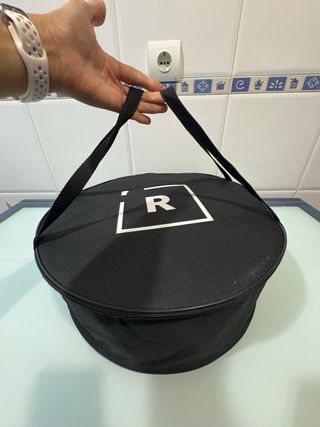Barbacoa Carbón Portátil Mesa Negra