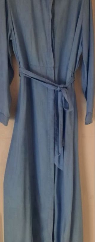 Vestido camisero Cortefiel denim azul XL