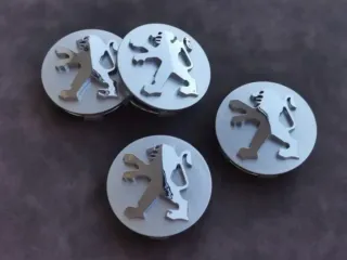 4 Tapabujes Peugeot Tapas Centro de Llantas Ruedas