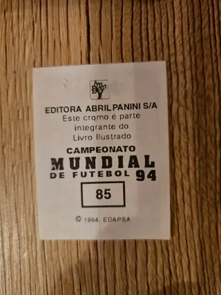 Cromos Mundial USA 94 Gheorghe Hagi Rumanía