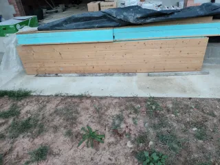 Paneles sándwich madera 3 metros por 0'60cm