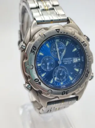 Reloj Citizen Titanium WR 100 Vintage