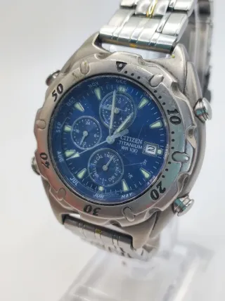 Reloj Citizen Titanium WR 100 Vintage