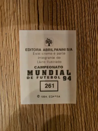 Cromos Fútbol USA 94 Claudio Paul Caniggia