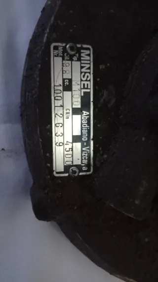 Cigüeñal Minsel M-100 con pistón y rodamientos