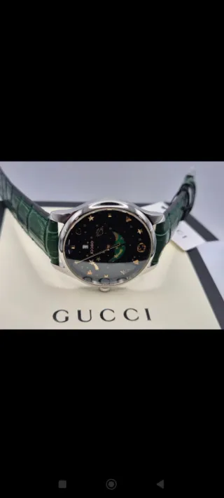 Reloj Gucci Esfera Multicolor Correa Verde