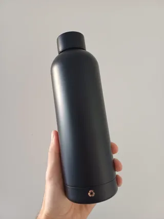 Garrafa Preta Metal