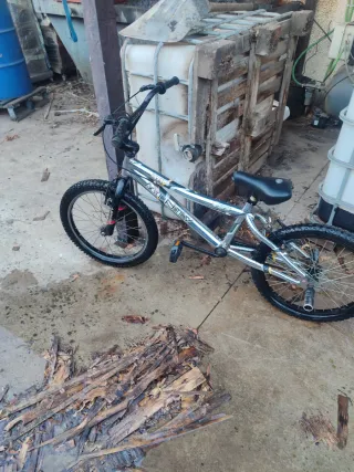 Bicicleta Monty BMX Plata