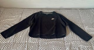Sudadera Nike Negra sin Capucha
