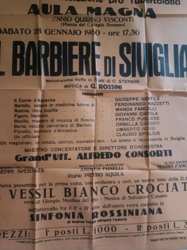 Vecchio Poster teatrale