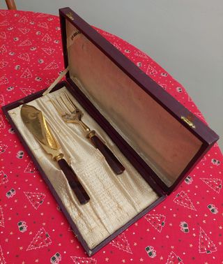 Forchettone e paletta/coltello anni 40