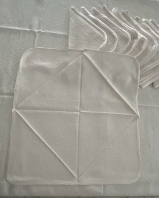 Tovaglia fiandra bianca per 12