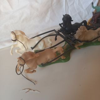 Diligenza Nardi soldatini vintage anni 70 rarità