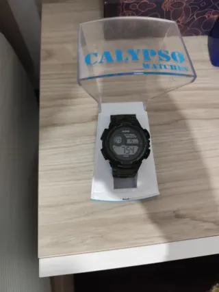 Reloj Calypso Camuflaje Negro/Verde