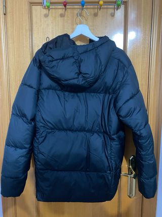 Chaqueta Columbia Negra Acolchada