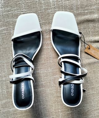 Sandalo bianco donna tg 44