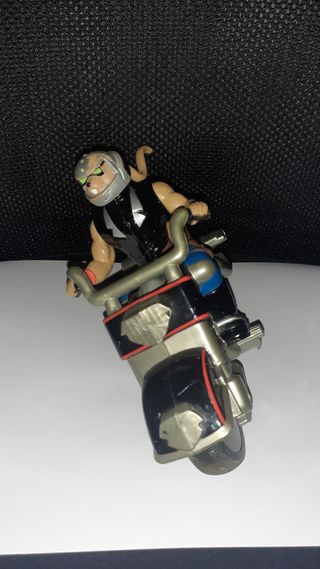 Model figure vintage toy Biker Mice Sterzo su Moto