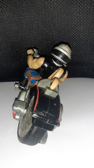 Model figure vintage toy Biker Mice Sterzo su Moto