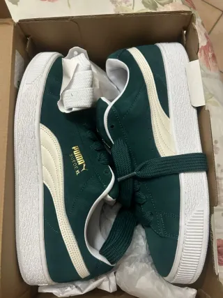 Puma Suede XL Scarpe Verde Scuro