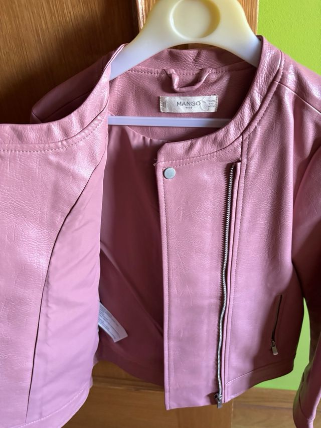 Chaqueta Mango niña rosa