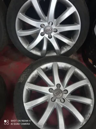Llantas Audi 18y grupoVag con neumáticos 
