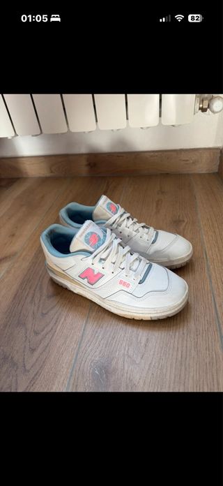 New Balance 550 Bianco Rosa