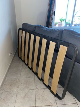 Somier 80x190cm Metal y Madera