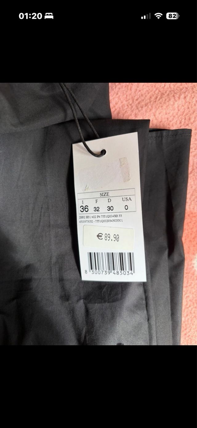 Vestito lungo nero motivi