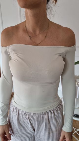Top escote Bardot